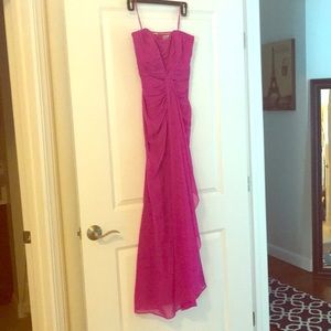 Strapless Badgley Mischka gown